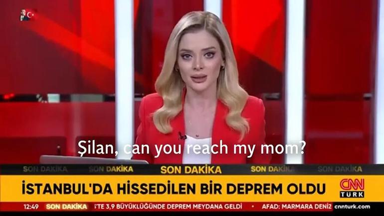 CNN TÜRK yayınındaki deprem anı dünya basınında