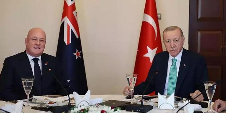 Cumhurbaşkanı Erdoğan, Yeni Zelanda Başbakanını kabul etti