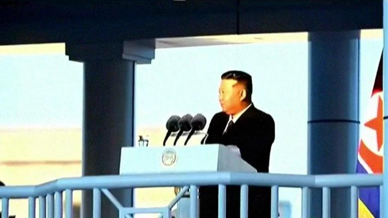 Kuzey Koreden yeni savaş gemisi: En iyi savunma yöntemi açık denizlerde güçlenmek