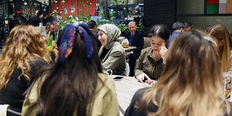 Cumhurbaşkanı Erdoğan vatandaşlarla sohbet etti