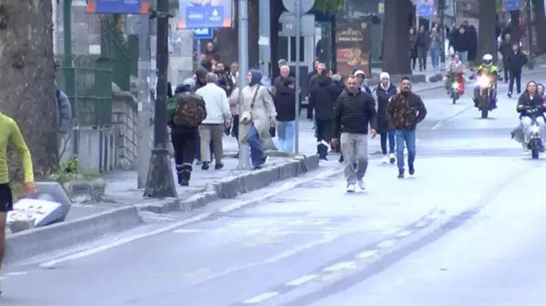 HABER... İstanbulda bazı yollar trafiğe kapatıldı 1 Mayıs için yoğun güvenlik önlemleri