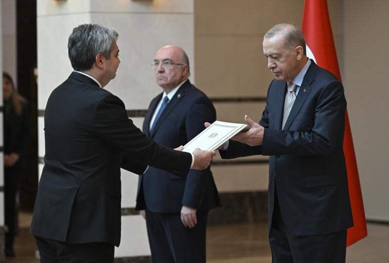 Cumhurbaşkanı Erdoğan, 5 ülkenin büyükelçisini kabul etti