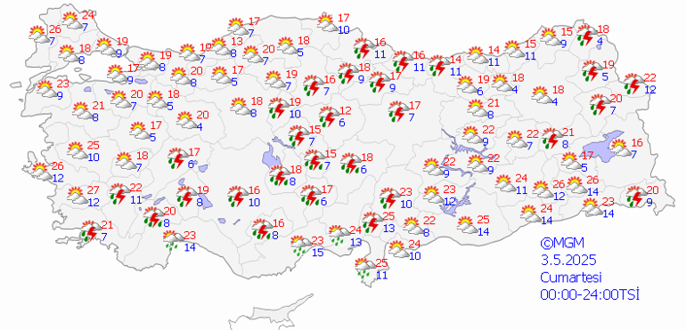 3 Mayıs Hava Durumu: Bugün Hava Nasıl Olacak O İlde Sağanak Etkili Olacak
