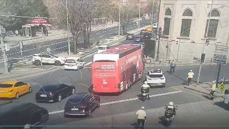 CHP otobüsünün yeni görüntüleri | O şoför: Milletvekilleri sür dedi