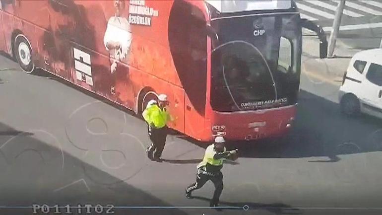 CHP otobüsünün yeni görüntüleri | O şoför: Milletvekilleri sür dedi