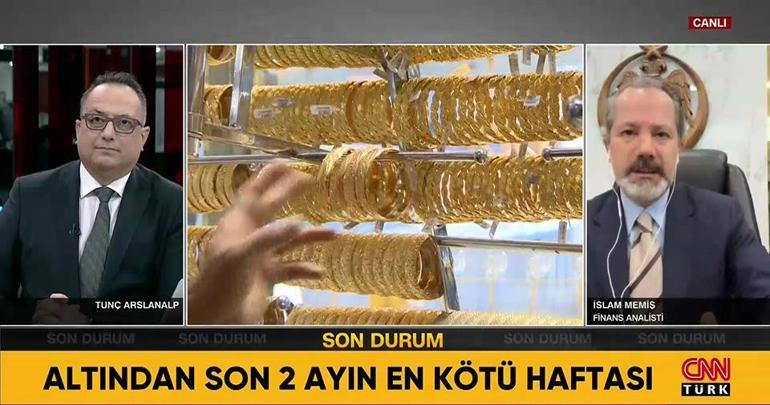 Altından son 2 ayın en kötü haftası: Yönü ne olur İslam Memiş yanıtladı