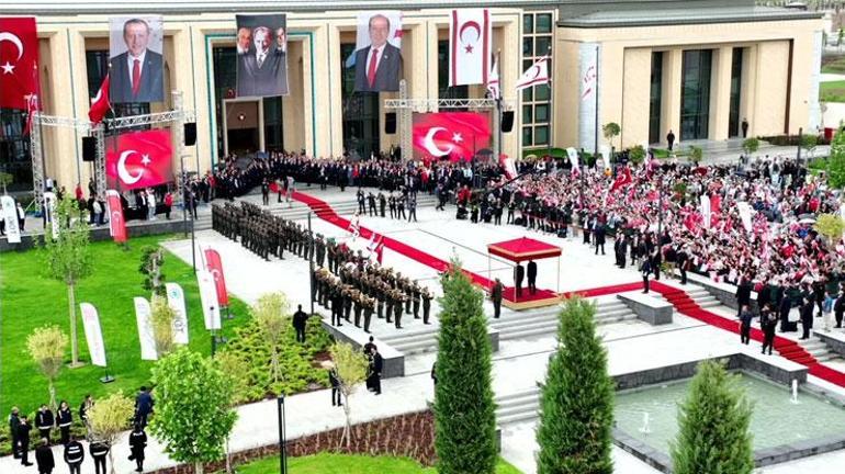 SON DAKİKA... Cumhurbaşkanı Erdoğan, KKTCde: Türkiye ile KKTC kader ortağıdır