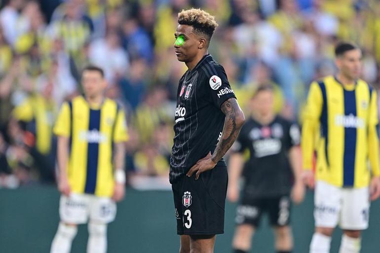 Gedsona lazer tutan taraftara gözaltı