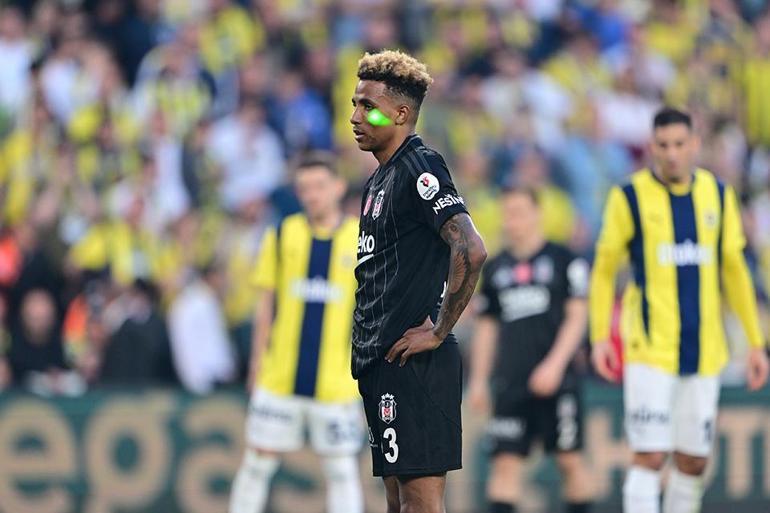 Gedsona lazer tutan taraftara gözaltı