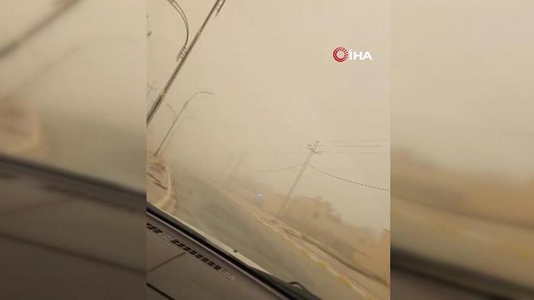 Irakı kum fırtınası vurdu: 4 ölü, 3 yaralı