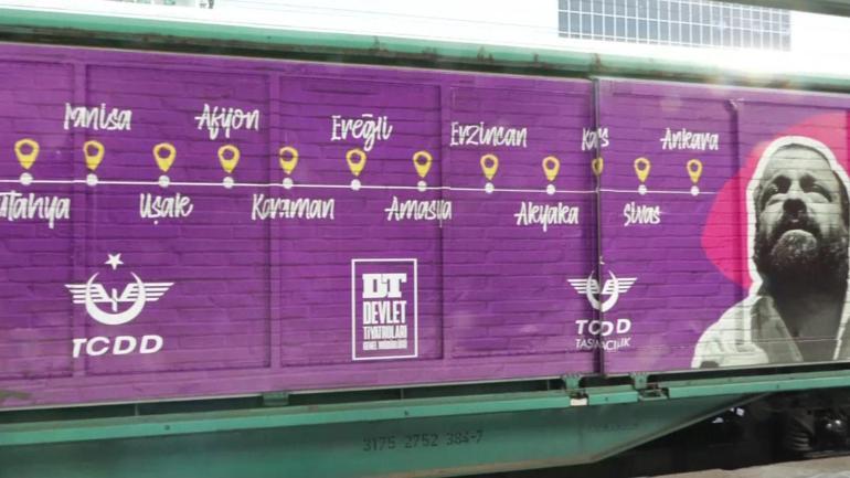 ‘Vagon Sahne’ yola çıktı Tiyatro Anadolu’yu dolaşacak