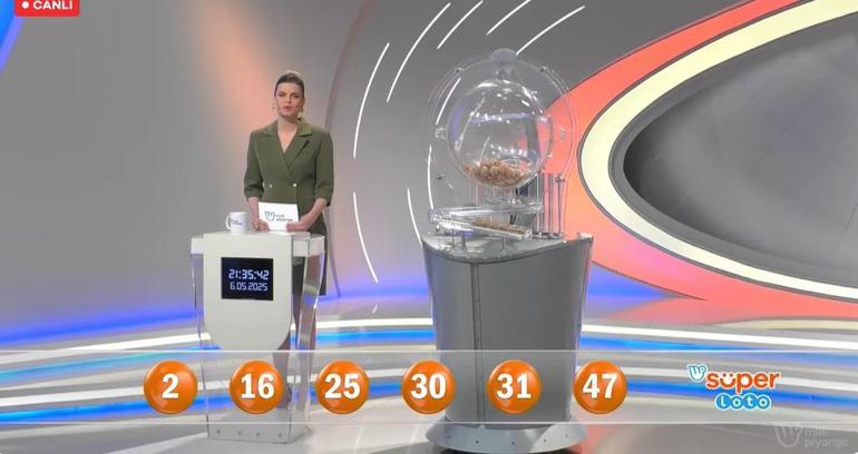 Son dakika: Bugünkü Süper Loto çekilişi sonuçları belli oldu 6 Mayıs 2025 Süper Loto bilet sonucu sorgulama ekranı