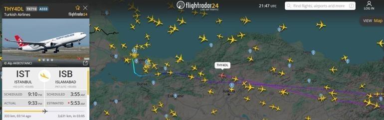 Hindistan Pakistanı vurdu THY ve Pegasus uçakları İstanbul’a dönüyor