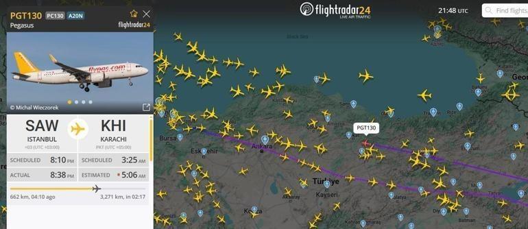 Hindistan Pakistanı vurdu THY ve Pegasus uçakları İstanbul’a dönüyor