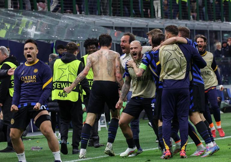 Şampiyonlar Liginde tarihi yarı final Hakan Çalhanoğlundan Barçaya karşı 1 gol 1 asist...