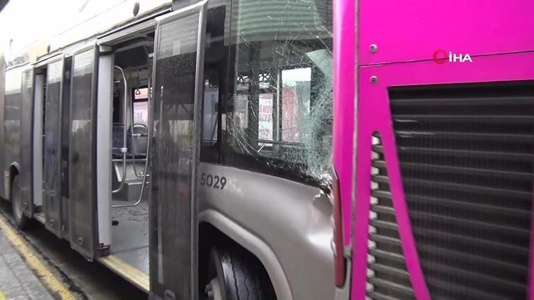 Son Dakika Haberi: Beylikdüzünde 1 kişini öldüğü metrobüs kazası kamerada
