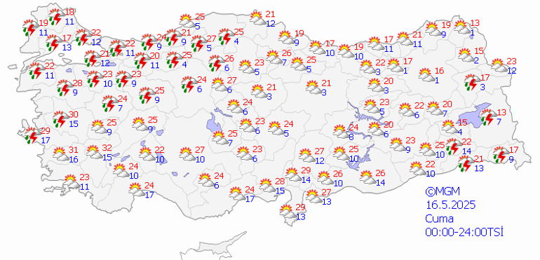 SON DAKİKA HAVA DURUMU TAHMİNLERİ: Meteoroloji tarih verdi: Yağmur Bekleniyor Bugün (12 Mayıs) Hava Nasıl Olacak