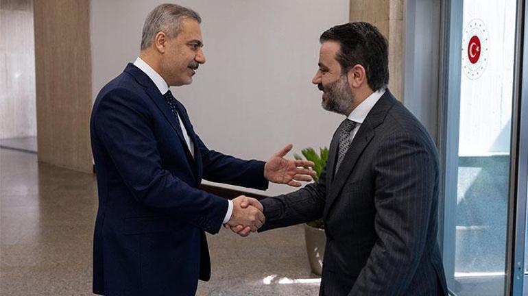 Bakan Fidan, Suriyeli mevkidaşı Şeybani ile görüştü