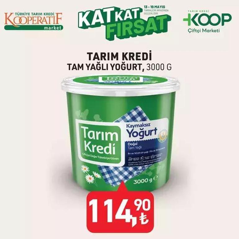 Tarım Kredi Kooperatif Kataloğu: 13-19 Mayıs Tarım Kredi Kooperatif Market Aktüel Kataloğu