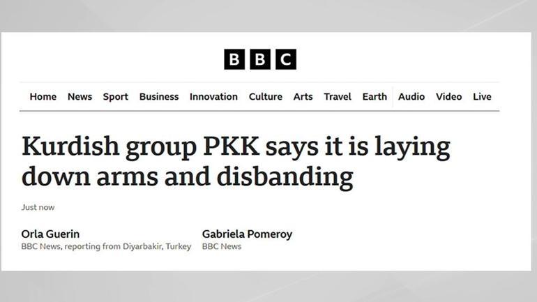 PKK’nın kendisi feshi dünya basınında