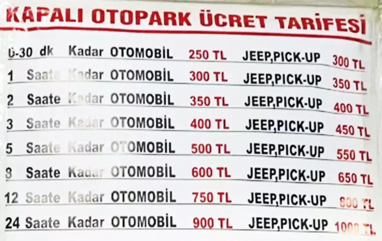 İstanbulda otopark sorunu: Günlük 1500 TL’ye park edilir mi