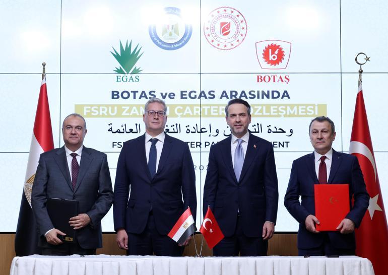 Bakan Bayraktar duyurdu Enerjide yeni dönem... Türkiye ile Mısır arasında Stratejik FSRU Anlaşması