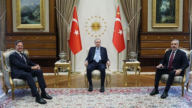 SON DAKİKA... Cumhurbaşkanı Erdoğan, NATO Genel Sekreteri Rutteyi Beştepede kabul etti