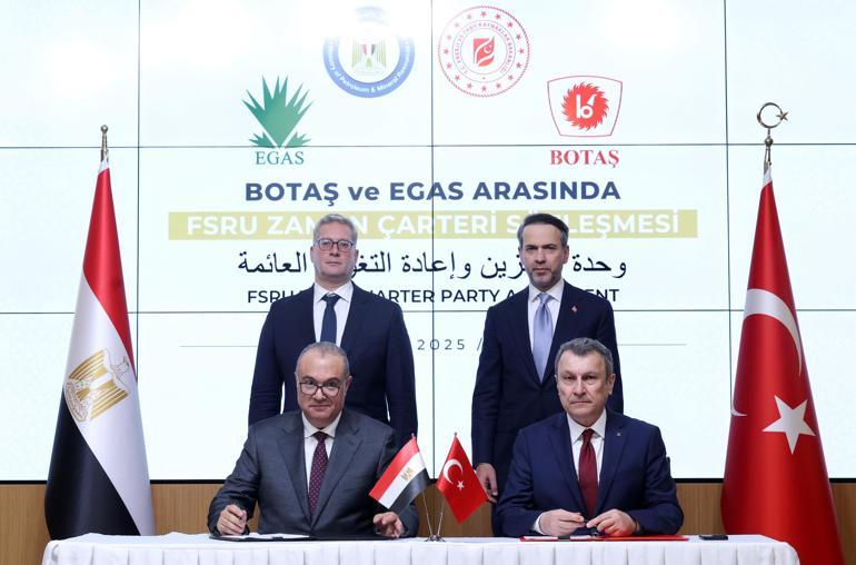 Bakan Bayraktar duyurdu Enerjide yeni dönem... Türkiye ile Mısır arasında Stratejik FSRU Anlaşması