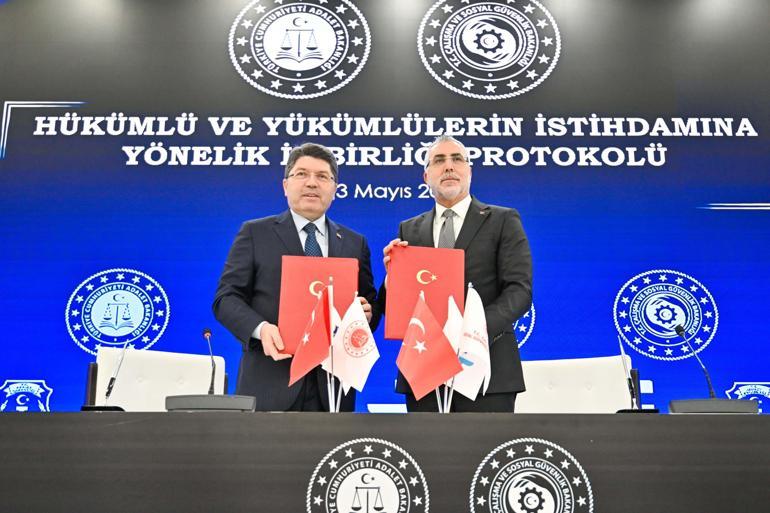 Hükümlü ve yükümlülerin istihdamına yönelik işbirliği protokolü imzalandı