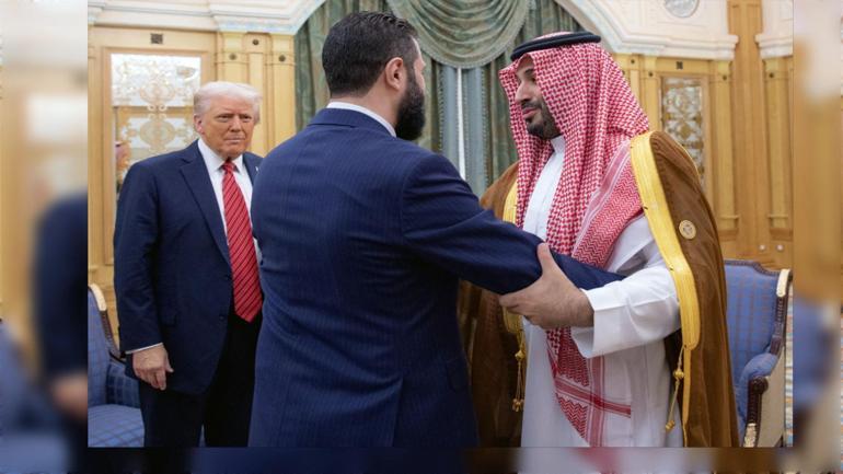Trump Şara ile Riyadda görüştü