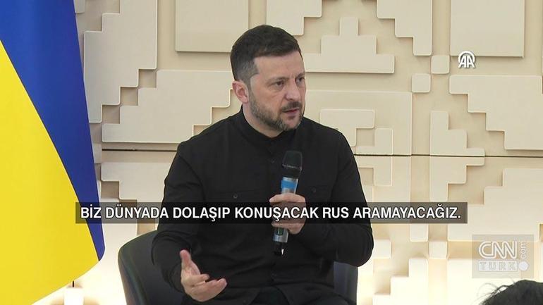 Zelenskiden İstanbula gelmeyen Putine tepki: Dünyada dolaşıp Rus arayamayız