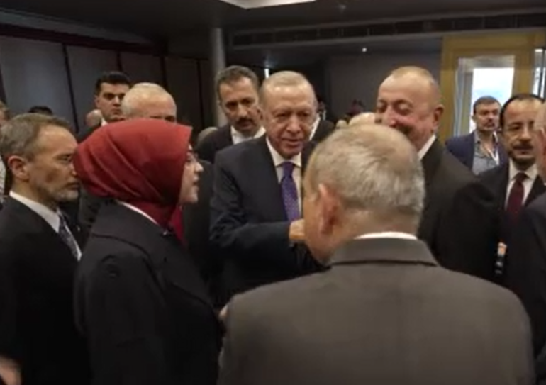 Tiranda dikkat çeken an Cumhurbaşkanı Erdoğan, İlham Aliyev ve Paşinyan bir araya geldi