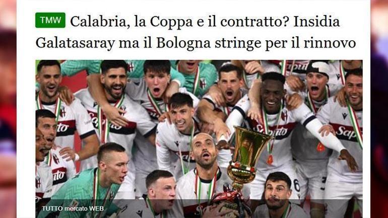 Galatasaraydan İtalya çıkarması: Hedefte Calabria var... Bonservissiz geliyor