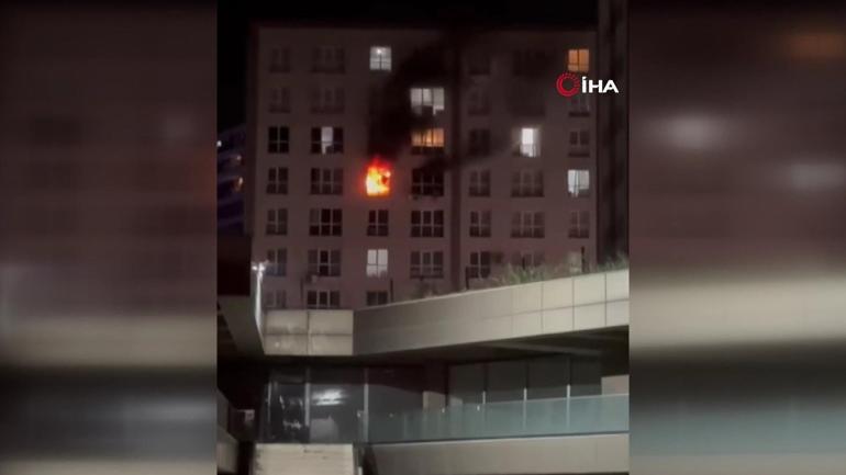 YANGINDA CAN PAZARI: Genç kadın 8. kattan aşağı atladı