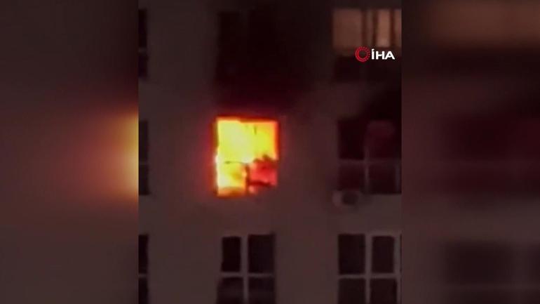 YANGINDA CAN PAZARI: Genç kadın 8. kattan aşağı atladı