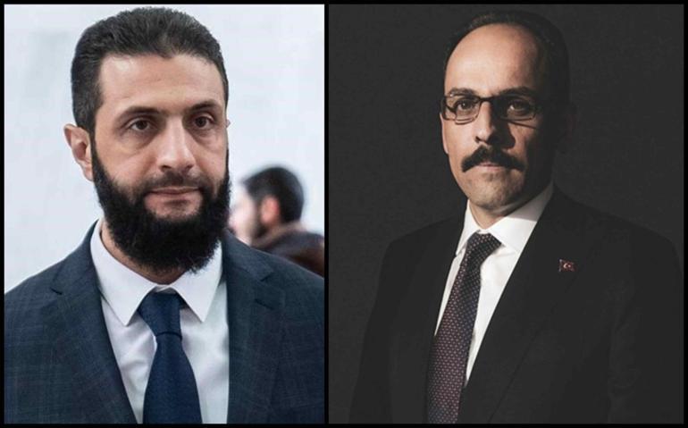 Suriyede kritik görüşme MİT Başkanı İbrahim Kalın ve Suriye Cumhurbaşkanı Ahmed Şara bir araya geldi