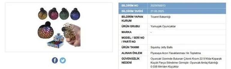 Ticaret Bakanlığı harekete geçti 3 ürün piyasadan toplatılıyor...