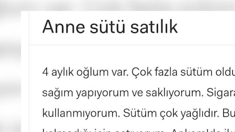 İnternette anne sütü satanlara dikkat Uzmanlar uyarıyor: Çok tehlikeli