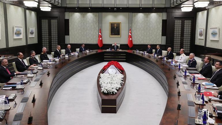 Milli Güvenlik Kurulu toplantısı başladı Terörsüz Türkiye ve Suriye konusu masada