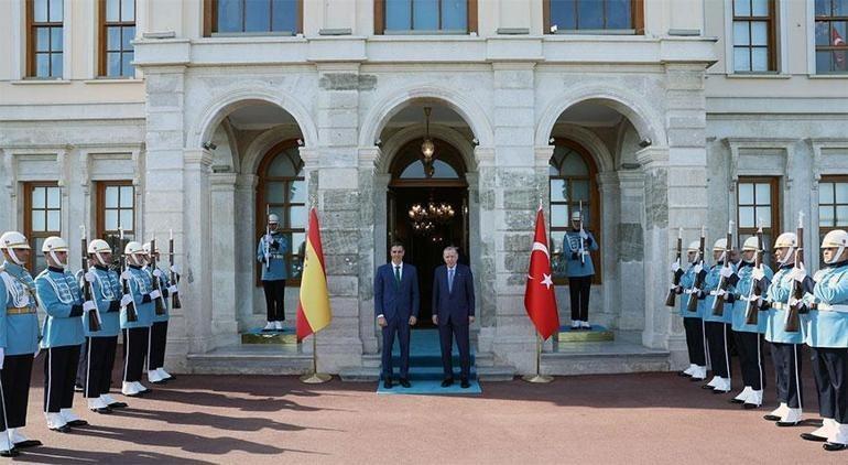 SON DAKİKA | Cumhurbaşkanı Erdoğan İspanya Başbakanını kabul etti: Filistinde zulüm son bulacak
