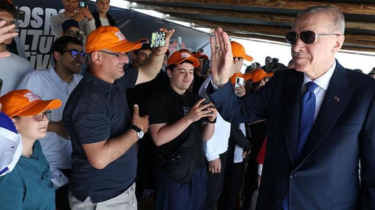 Cumhurbaşkanı Erdoğan, 7. Etnospor Kültür Festivalini ziyaret etti