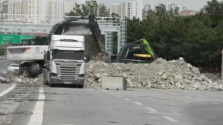 Avcılar gişelerinde yıkım çalışması