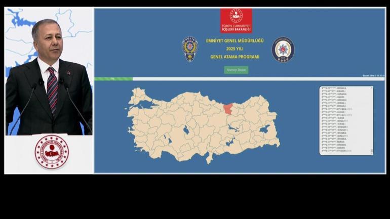 20 bin polis tek tuşla atandı Bakan Yerlikaya: Yer değiştirme işlemleri artık “Görev Puanı” esasına göre yapılacak