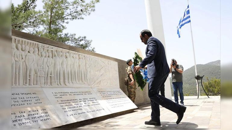 Rum lider terör örgütü EOKA’yı göklere çıkardı