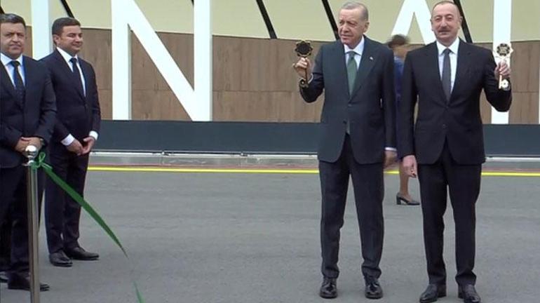 SON DAKİKA... Cumhurbaşkanı Erdoğan, Azerbaycanda Tarihi açılışla ilgili tüm detaylar