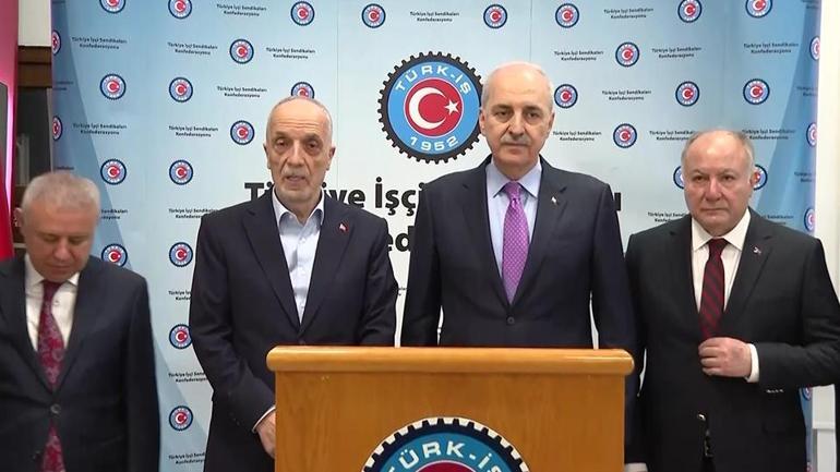 KAMU İŞÇİLERİNE ZAM PAZARLIĞI | Numan Kurtulmuş: “Temennimiz en kısa sürede imzaların atılması”