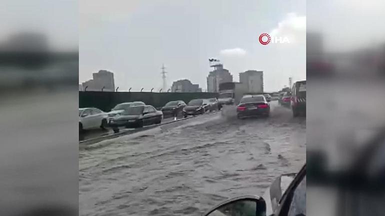İstanbulda sağanak etkili oldu