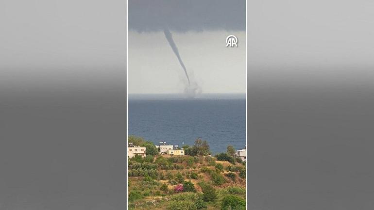 Akdenizi olumsuz hava koşulları vurdu: Mersinde hortum, Antalyada dolu