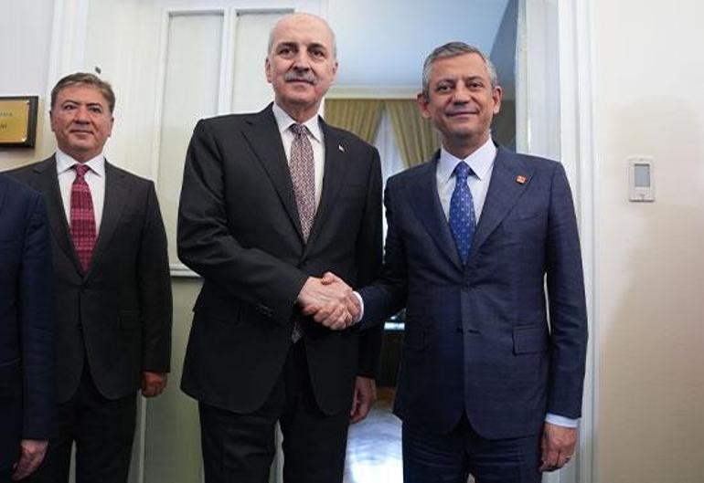TBMM Başkanı Numan Kurtulmuş, CHP lideri Özgür Özeli ziyaret etti