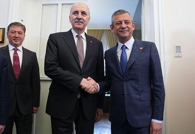 TBMM Başkanı Numan Kurtulmuş, CHP lideri Özgür Özeli ziyaret etti